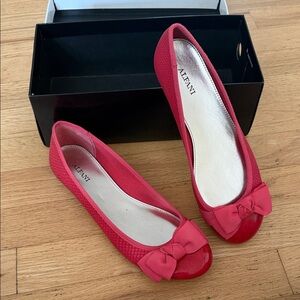 Alfani Red Bow-Tip Ballet Flats - Women's